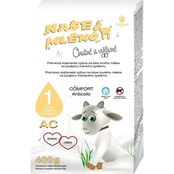 Dětská výživa Goldim NAŠE MLÉKO AC 1 ANTICOLIC COMFORT, 400g