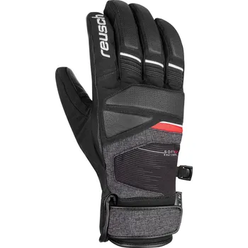 Reusch Storm R-TEX® XT - blck/blck melang/fire red
