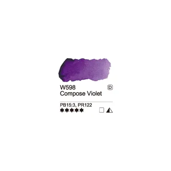 Vodová barva Akvarelová barva Mijello 15ml – 598 Compose Violet (Akvarelová barva Mijello 15ml – 598 Compose Violet)