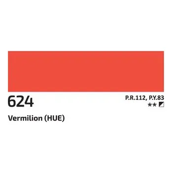 Vodová barva Akrylová barva Rosa 60ml – 624 vermilion (Akrylová barva Rosa 60ml – 624 vermilion)