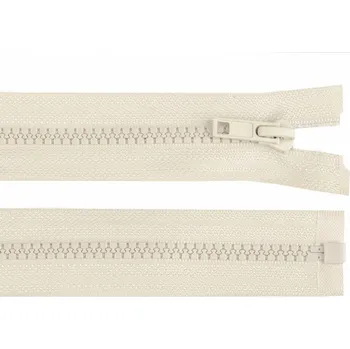 Zip Zip kostěný bundový šíře 5 mm, délka 70 cm - béžový nejsvětlejší