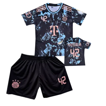 Fotbal Numberoplus Dětský fotbalový dres Komplet FC Bayern Mnichov - Jamal Musiala 42 Velikost: 9-let.(vel.128)