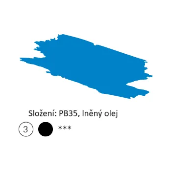 Olejová barva Olejová barva Umton 150ml – 0090 Coelinová modř imitace (Olejová barva Umton 150ml – 0090 Coelinová modř imitace)