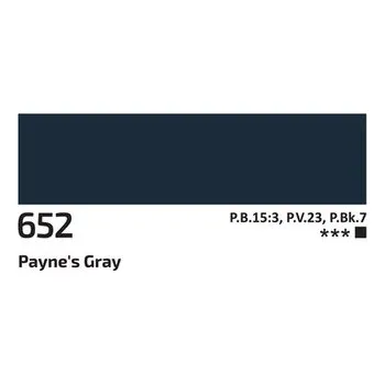 Výtvarná barva Akrylová barva Rosa 60ml – 652 paynes grey (Akrylová barva Rosa 60ml – 652 paynes grey)