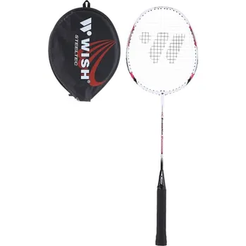 Badmintonová raketa Badmintonová raketa WISH Steeltec 9, červená