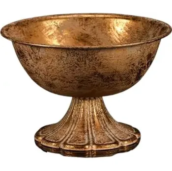 Vánoční dekorace Kalich široký kovový FUP501 - SLEVA 3% s kodem radost25