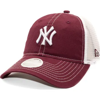 Kšiltovka Dámská Kšiltovka New Era - MLB Washed & Mesh 9TWENTY - NY Yankees - Burgundy velikost One Size (56-59 cm)