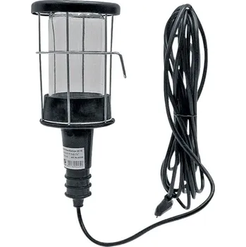 Dílenské montážní lehátko Dílenská lampa s ochranným košem AS Schwabe, pracovní světlo do dílny 250V/100W kabel 5 m