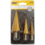 MAGG sada stupňovitých vrtáků - 3 ks