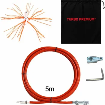 Čistič komínů Rotační kartáč TURBO Premium® Anaconda - 5m