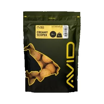 Boilies Avid Carp Nutrition Boilie Premium Creamy Scopex 24mm 1kg