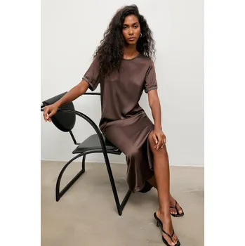 Dámské šaty Šaty Answear.LAB AB772 hnědá 84X, vel. S