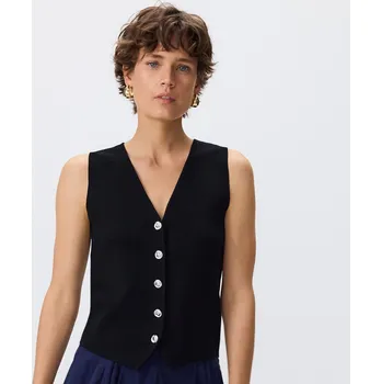 Dámské sako Reserved - Sako s ozdobnými knoflíky - černý - YT255-99X - YT255-99X-S