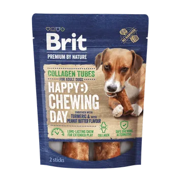 Krmivo pro psa Brit Premium by Nature Collagen Chews Tubes, 12cmx30mm 2 ks