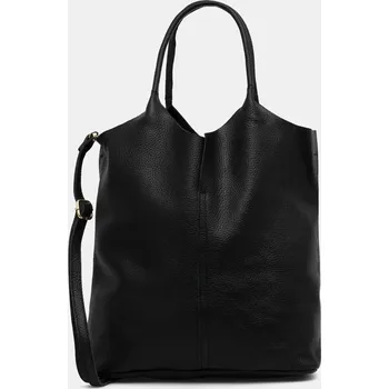 Kabelka Kožená kabelka Answear.LAB 916.hak černá 99X, vel. ONE SIZE