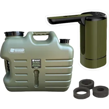 Kempingové nádobí Holdcarp Set Automatická Pumpa Smart Rechargeable Tap + Kanystr Cubic Water Carrier 25L