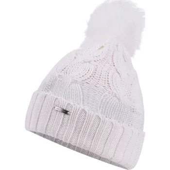 Čepice Kjus Women POM Beanie - Cream uni