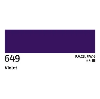 Vodová barva Akrylová barva Rosa 60ml – 649 violet (Akrylová barva Rosa 60ml – 649 violet)