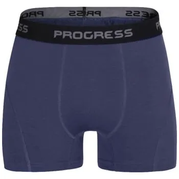 Boxerky Progress E SKN pánské trenýrky boxerky bambus tm.modrá XXL