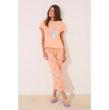 Dámské pyžamo Pyžamo women'secret dámské, oranžová barva, 3132104 24X, vel. S