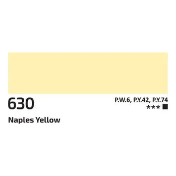 Vodová barva Akrylová barva Rosa 60ml – 630 naples yellow (Akrylová barva Rosa 60ml – 630 naples yellow)