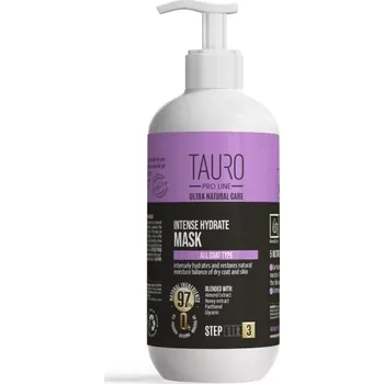 Kosmetika pro psa TAURO Intenzivní hydratační maska TPL Ultra Natural Care 400ml (Přípravek ředíme 1:10)