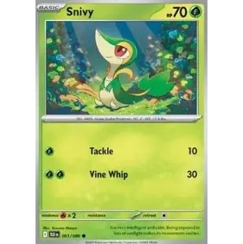 Sběratelská karetní hra Pokémon TCG Snivy (BLK 001)