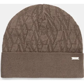 Čepice Vlněná čepice Armani Exchange hnědá barva, XW001495 AF11956 XW001495.AF11956 84A, vel. ONE SIZE