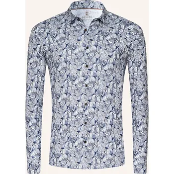 Pánská košile Desoto Pánská Žerzejová Košile Slim Fit, 814 beige blue...