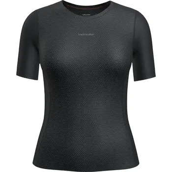 Icebreaker Women's Merino 75 Cool-Lite Featherlight SS Crewe - black M