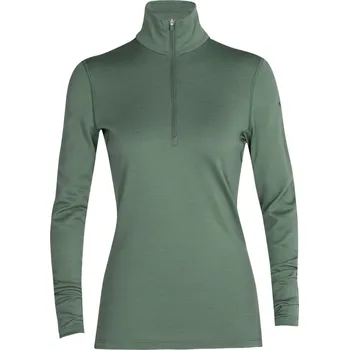Icebreaker Women's 260 Tech LS Half Zip - moss