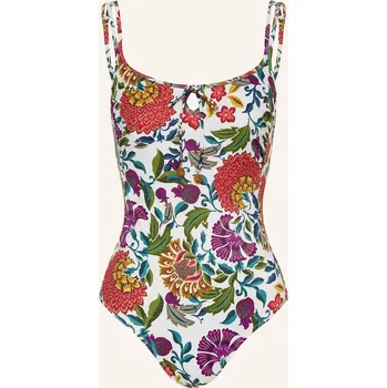 Dámské plavky Lidea Dámské Plavky Eden Oasis, bílá / červená / fialová, 46D