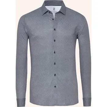 Pánská košile Desoto Pánská Žerzejová Košile Slim Fit, černá, 46