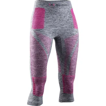 Pánské termo spodky X-Bionic Energy Accumulator 4.0 Melange Pants 3/4 Wmn - grey melange/pink XS