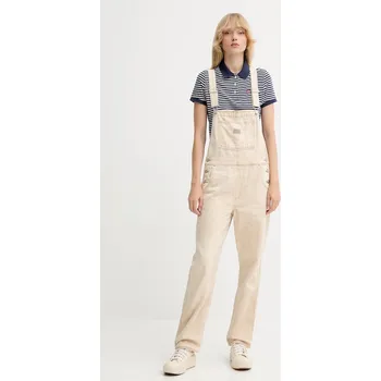 Pánské oblečení Džínové lacláče Levi's VINTAGE OVERALL 85315.0037 béžová 02X, vel. L