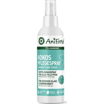 Kosmetika pro psa AniForte Fellharmonie Care Spray Coconut - přírodní rozčesávací sprej pro snadné rozčesávání (200 ml)