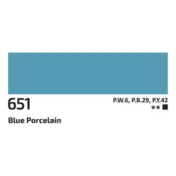 Vodová barva Akrylová barva Rosa 60ml – 651 blue porcelain (Akrylová barva Rosa 60ml – 651 blue porcelain)