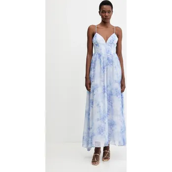 Dámské šaty Šaty Bardot 60023DB modrá 50X, vel. L