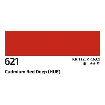 Vodová barva Akrylová barva Rosa 60ml – 621 cadmium red deep (Akrylová barva Rosa 60ml – 621 cadmium red deep)