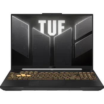 Notebook ASUS NTB TUF Gaming F16 (FX608JM-RV009W), i5-13450HX, 16" 1920x1200, 16GB, 1TB SSD, UHD+RTX 5060, W11 Home, Jaeger Gray