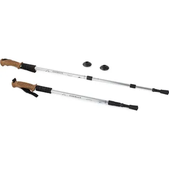 Nordic walkingová hůl Verk 14008-S stříbrné 135 cm