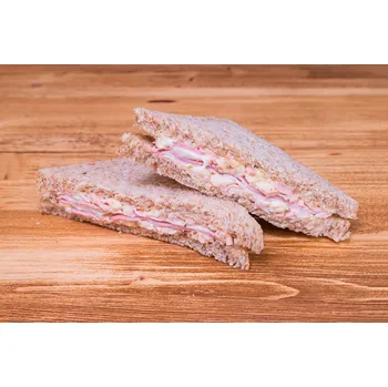 Trvanlivě pečivo sandwich vejce slanina