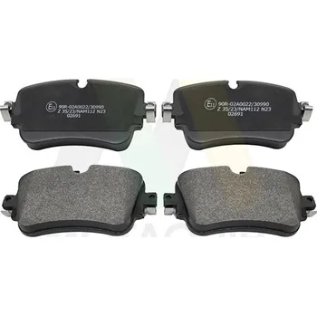 Brzdová destička Sada brzdových destiček, vždy 4 kusy v sadě MOTAQUIP LVXL1970