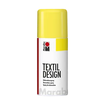 Speciální výtvarná barva Barva na textil ve spreji Marabu Textil Design spray 150 ml - žlutá sluneční 220