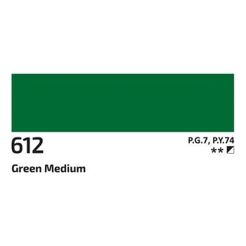 Vodová barva Akrylová barva Rosa 60ml – 612 green medium (Akrylová barva Rosa 60ml – 612 green medium)