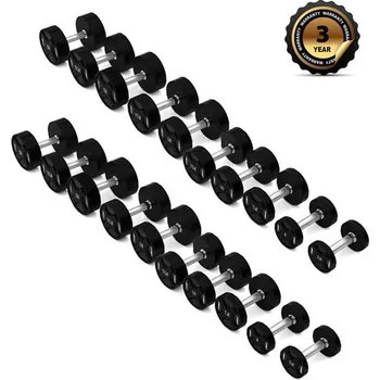 Sada polyuretanových jednoručních činek HMS HPC set 2 x 2,5 - 25 kg CPU - 275 kg