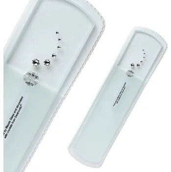 Crystal Bohemia, Poděbrady Škrabka (rašple, pilník) na nohy 165 mm - 6 čirých křišťálů Swarovski®