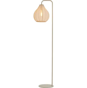 Stojací lampa Béžová stojací lampa s textilním stínidlem (výška 156,5 cm) Elati – Light & Living ID_1721312
