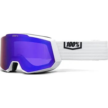 100% Snowcraft XL - White/HIPER Copper w/ Violet ML Mirror+HIPER Silver Flash Mirror uni