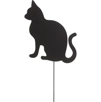 Zahradní sestava Kočka kovová, zápich UM0973 BK - SLEVA 3% s kodem radost25